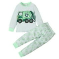 thumbnail image 1 of Caqnni Toddler Baby Boy Fall Winter Clothes Long Sleeve Sweatshirt and Pants Set 2 Piece Sweatsuit Outfit for 0 6 12 18 24 M 1t 2t 3t 4t 5t 6t Gift Sets(2-3 Yeas), 1 of 9