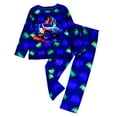 thumbnail image 1 of Caqnni Baby Boy Outfit Sets Boys Clothes Casual Long sleeve Sweatshirt Pants Sets Sweatshirt Pullover Tops Jogger Pants Children Sleepwear Sets Gift Sets(Blue,3-4 Years), 1 of 4
