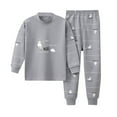 thumbnail image 1 of Caqnni Toddler Baby Boy Girl Clothes Tshirt Long Sleeve Top Pants 2PCS Fall Winter Baby Outfit Set Sweatsuit Fall Winter Set for 0 6 12 18 24 M 1t 2t 3t 4t 5t Pajamas & Dailywear Set，4-5 Years, 1 of 4