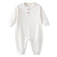 thumbnail image 1 of Caqnni Toddler Baby Boy Girls Summer Outfits Short Sleeve T-Shirt + Short Pants 1Pcs Set Casual Clothes Summer Pjs Pajamas & Dailywear Set 6-12 Months,White, 1 of 4