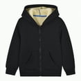 thumbnail image 1 of Caqnni Toddler Baby Boys Little Girls Hoodies Jacket Zip Up Long Sleeve Kids Coat Hooded Pullover Tops Fall Winter Coat Long Sleeve Coat for 8-9 Years, 1 of 4