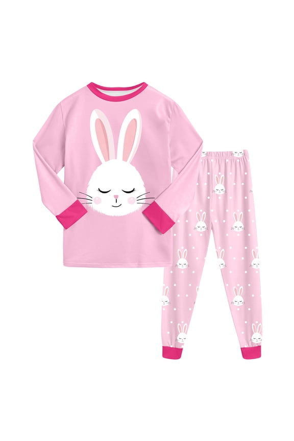 Toddler Baby Girl Fall Outfit Long Sleeves Stretch Jogger Pants Newborn Winter for 12 18 24 M 1t 2t 3t 4t 5t 6t Pajamas & Dailywear Set(2-3 Years,Light Pink)