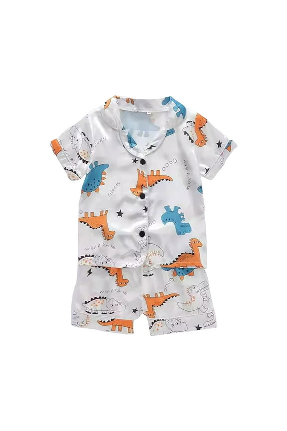 Toddler Baby Girl Spring Summer Clothes Short Sleeve T-Shirt Jean Shorts Kids Infant Denim Outfits Dailywear Set Orange 18-24 Months