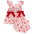 thumbnail image 1 of Caqnni Toddler Baby Girl Summer Short Clothes Ribbed Ruffle Sleeve Tops+Elastic Drawstring Short Pants Two Piece Solid Outfit Set 2Pcs Summer Playwear Beach Outfits 6-9 Months,Pink, 1 of 9