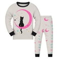 thumbnail image 1 of Caqnni Toddler Boy Clothes Color Block Outfit Long Sleeve Sweatshirt Top Jogger Pants Cute 2Pcs Set 2PC Long Sleeve Pajamas Set 3 6 9 12 18 24 Months 2T，6-7 Years, 1 of 4