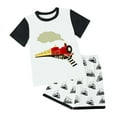thumbnail image 1 of Caqnni Toddler Boy Clothes Kids Summer Cotton Outfits Shirt Short Sets Size 2-7 3 6 12 18 Months 2T boy shorts Short Sets Summer Pjs Summer Outfits (11-12 Years), 1 of 4