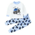 thumbnail image 1 of Caqnni Toddler Boys Pajamas & Dailywear Set Fall 6M 12M 18M Long Sleeve Sweatshirt Tops and Sweatpants Pant 2PCS Set 2PCFor 1t 2t 3t 4t 5t Long Sleeve Pajamas Set ，5-6 Years, 1 of 3
