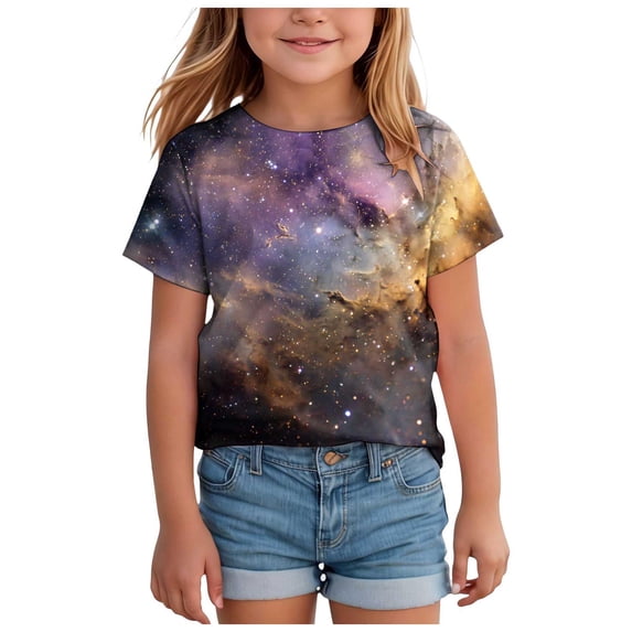 Caqnni Toddler Boys Short Sleeve Summer Casual Cartoon Prints Gentleman Tops Hawaii Beach Holiday Floral Shirts T Shirt Casual Wear Shirt (3-4 Years,A226-Dark Blue)