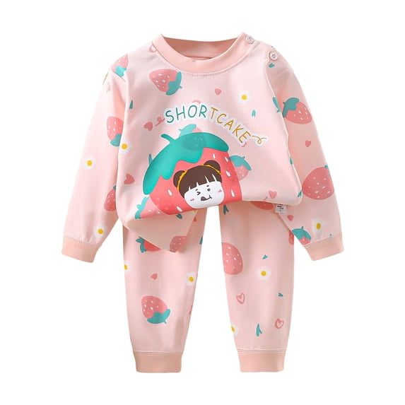 Caqnni Toddler Girls Fall Outfits Sweatshirts and Pants Fall Winter Set Warm Winter for Girls 6 9 12 18 24 Months Girl's Gift,5-6 Years,Light Pink