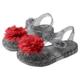 thumbnail image 1 of Caqnni Toddler Girls Princess Sandals Shoes for Christmas Costume Kids Sandals Mary Jane Flats Beach Summer Rain Shoes Glitter Sandals Dress Sandals Girls Gift, 1 of 4
