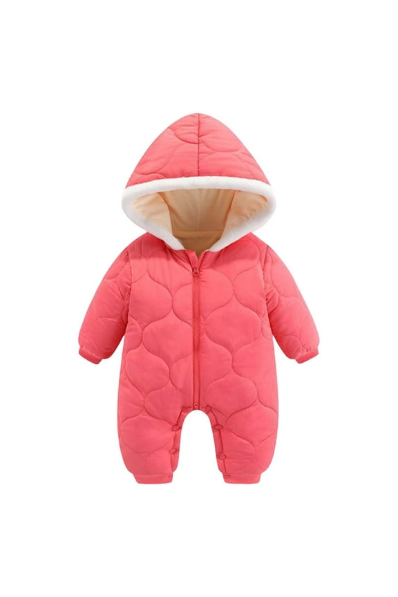 Baby Boy Winter Snowsuit Toddler Jacket Outfits Girl Snow Suits Clothes Winter Warm Snowsuit (12-18 Months,A01-RD1)