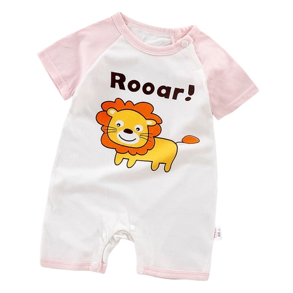Caqnni Toddler Summer Romper One Piece Jumpsuit 12-18 Months Baby Suits Infant And Toddler Crawling Clothes Newborn Baby