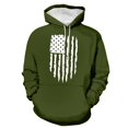 thumbnail image 1 of Caqnni Vintage Hoodie Men Cotton American Flag Hooded Sweatshirt Basic Casual Streetwear Pullover Fashion Long Sleeve Hoodies & Sweatshirts (XXL,AG), 1 of 4