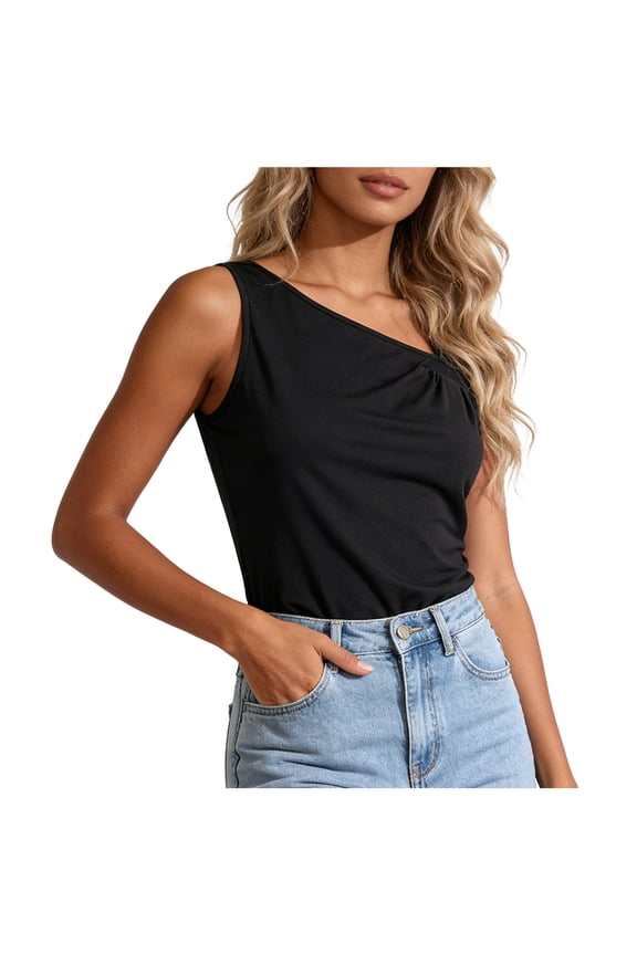 Women Casual Sunrise Print Tank Hiking Mountain Sleeveless Shirt Tees Vest Tops Womens Sleeveless Tank Top (XXL,A4-Black)