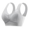 Caqnni Women's Bras Comfort Cushion Strap Wirefree Full Coverage Large Bust Non-Padded Bra (Purple,XXL)