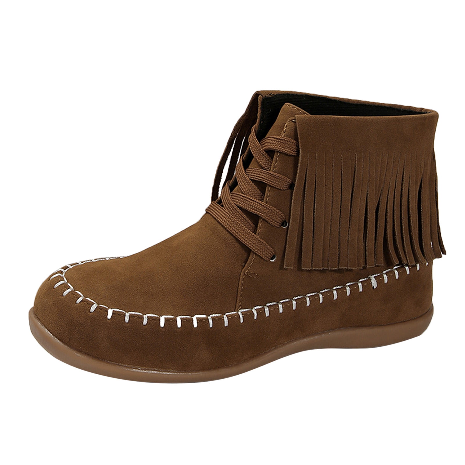 MRKEWUNEY Women's Christmas Ankle Boots – Festive Holiday Boots With Manmade Sole - View #2