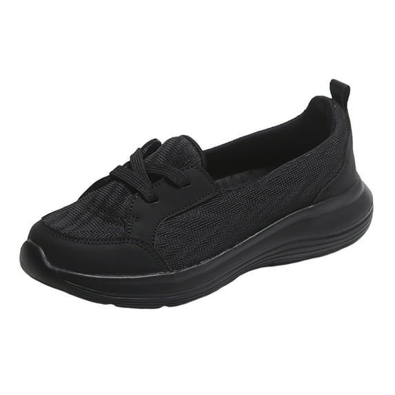 Caqnni Women's Penny Loafers Leather Loafers Comfortable Slip On Dress Shoes Flats Shoes Casual Shoes Women's Loafers Platform (6.5,Black)