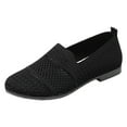 thumbnail image 1 of Caqnni Women's Sparkly Flats Shoes Shiny Mesh Loafers Shoes Soft Mary Jane Shoes (Black,6.5), 1 of 7