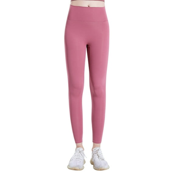 Caqnni Womens Yoga Pants with Pockets Straight-Leg Loose Comfy Drawstring Lounge Running Long Active Casual Sweatpants (Pink,S)