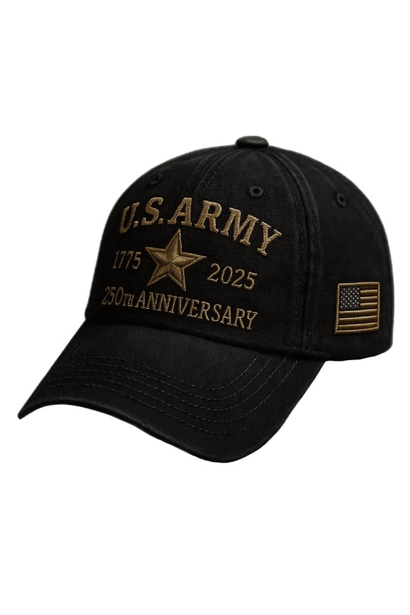  Corps 250th Anniversary Men's Baseball Cap 250th Anniversary Washed Cap Retro Corps Veteran Hat A70-Patriotic Caps 1776–2026 Patriotic Baseball Cap