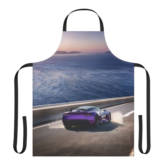 Car 100% Polyester Stain-resistant 31.5 x 25.6 | Art Print Canvas Apron 3