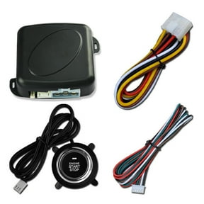 Car 12V Keyless Entry Engine Push Start Stop Button Anti-theft Ignition Remote Starter