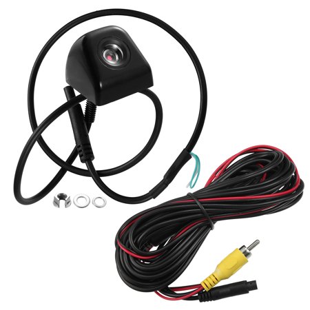 Car 12V Rear View Backup Camera Rear Park Assist Reverse Camera 170 Degree Wide View Angle Rear View Camera Black