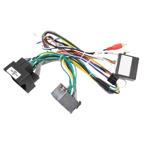 Car 16Pin Power Wiring Harness Cable Adapter With Canbus For Peugeot 407 2004-2009 Install Android Stereo Wire