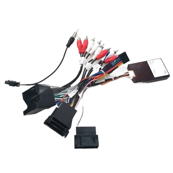 Car 16pin Wiring Harness Adapter Canbus Box Android Radio Power Cable For A-U-D-I A3 A4 TT
