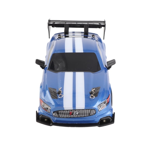 Car 2.4GHz Remote Control Drift Car 1:24 30KM/H High Speed Drift Remote Controlled 4WD Vehicle With Front Lights Bottom Lights Tail Wing Lights Replaceable Wheels