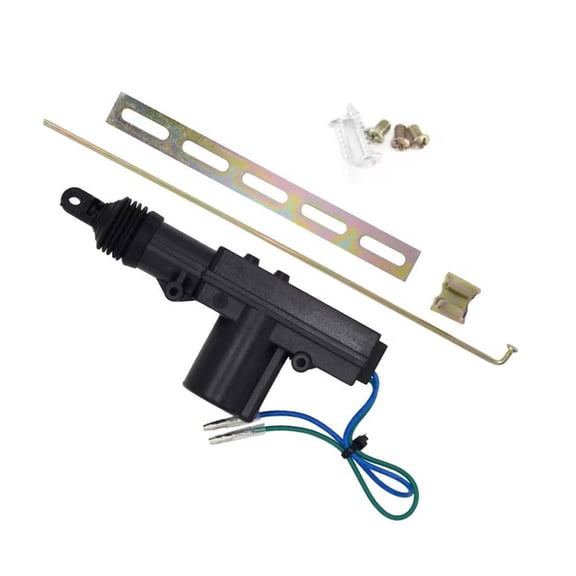 Car 2 Wire Power Door Lock Actuator for Central Locking System DC 12V, Universal DC 2 Wires Door Lock Keyless Motor Central Locking System for Vehicle - Type A