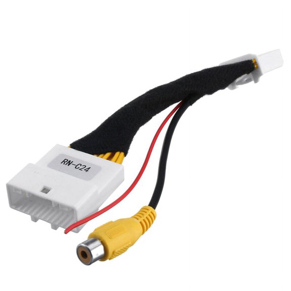 Car 24Pin Video Input Switch Reverse Parking Camera Adapter Cable for Stepway Vivaro Sandero 4