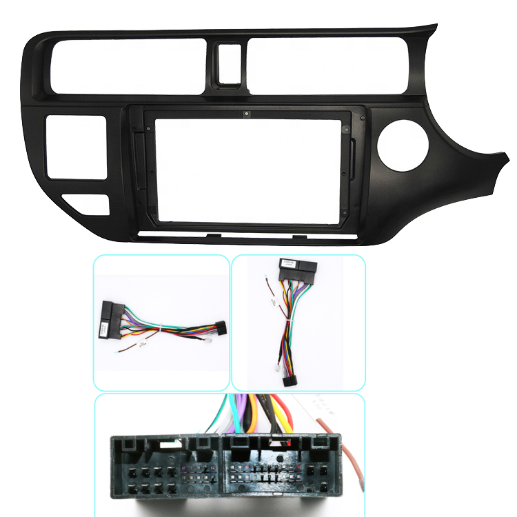 Car 2Din Audio Radio Fascia Frame For KIA RIO 2012 9 Inch Big Screen ...