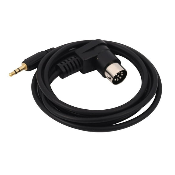 Car 3.5mm AUX Input Adapter Audio Cable Mini AUX 8-Pin M-BUS CD Changer Cable For Gold Plug