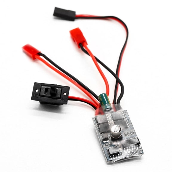 Car 35A ESC Brushed Motor ESC Speed Controller For 1/16 1/18 1/24 Car Boat Brushed ESC Forward Reverse