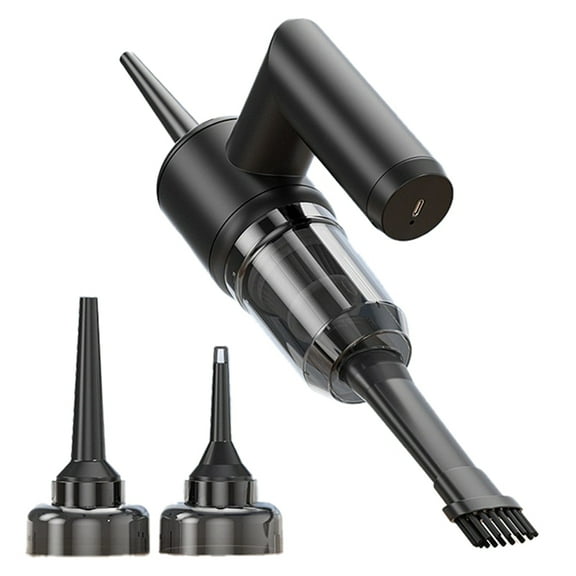 Car 4-in-1 Vacuum Cleaner Cordless Quick Charge Big Suction Blower Household Vacuum Cleaner Black,1 x Car 4-in-1 Vacuum Cleaner,Black