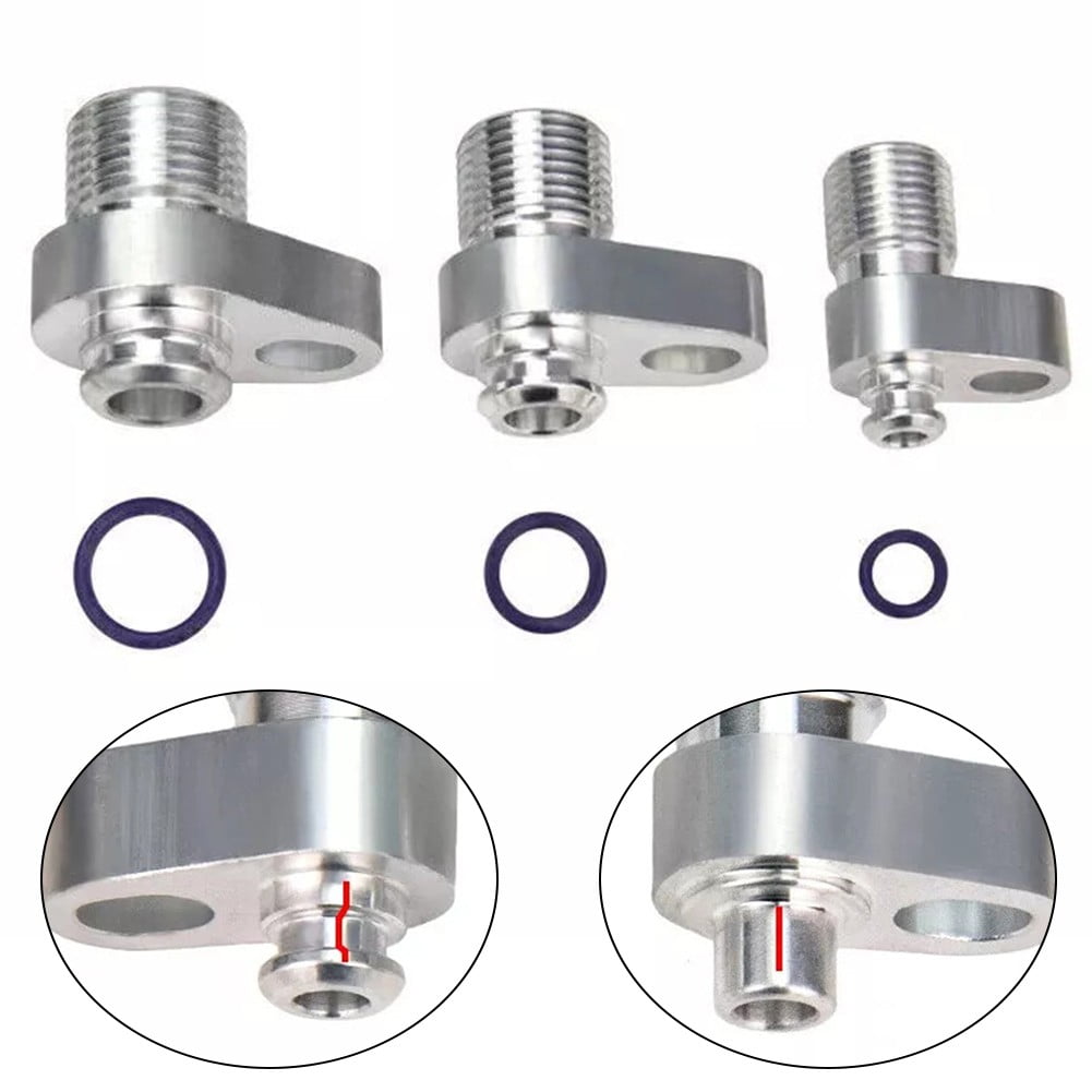 Car A/C Lines Condenser Radiator Fitting Adapter Hose AC Compressor ...