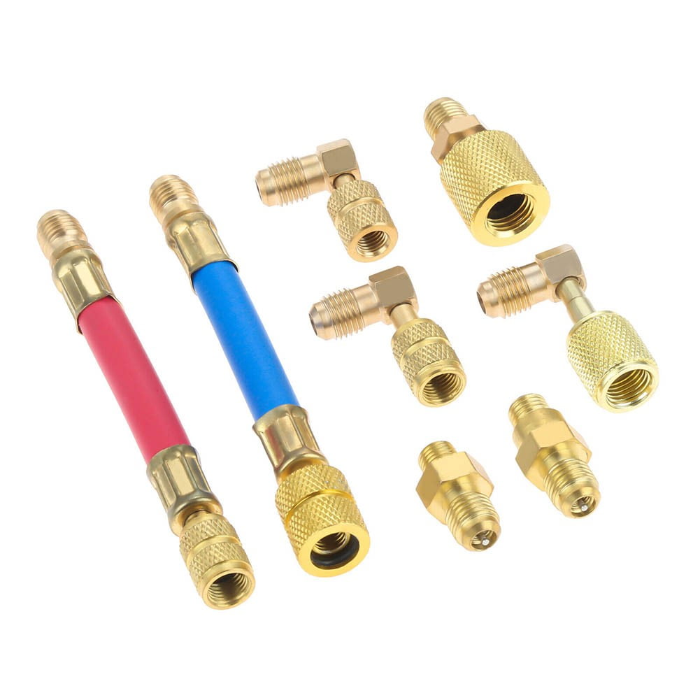 Car Ac Air Conditioner R134A R12 Refrigeration Convertng Adapter Hose