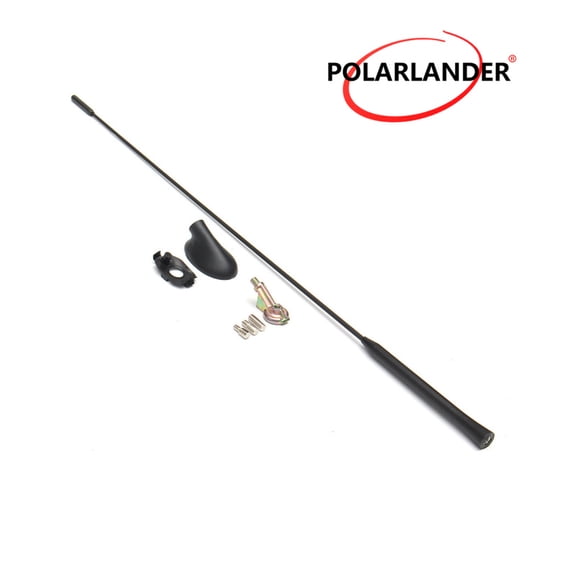 Car AM/FM Antenna Aerial Mast with Base Kit Mast Portable Black Aerial with Base Kit For Ford Focus 2000-2007 Car Roof Antenna