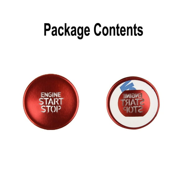Car Accessories 1PCS Button Decoration Interior Trim Aluminum Alloy Replacement Start /stop Button For Hyundai Tucson 2022 2023