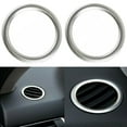 Car Accessories 2Pcs Car Dashboard Air Vent Outlet Cover Ring Trim for