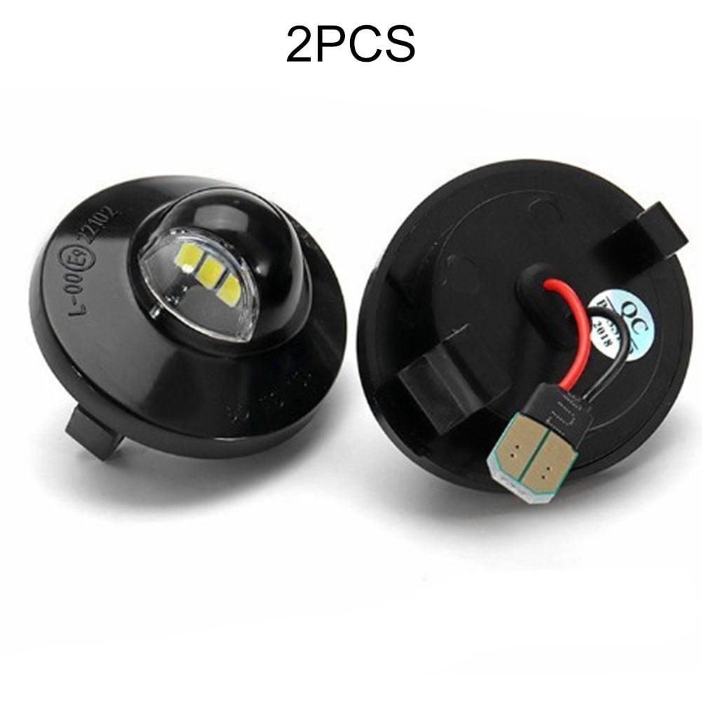 VIPMOTOZ Patriot Red Star LED License Plate Light Kit - Pair, Plug & Play For Ford Trucks & SUVs