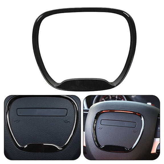 Car Accessories ABS Steering Wheel Cover Sticker for Challenger 2015-2022