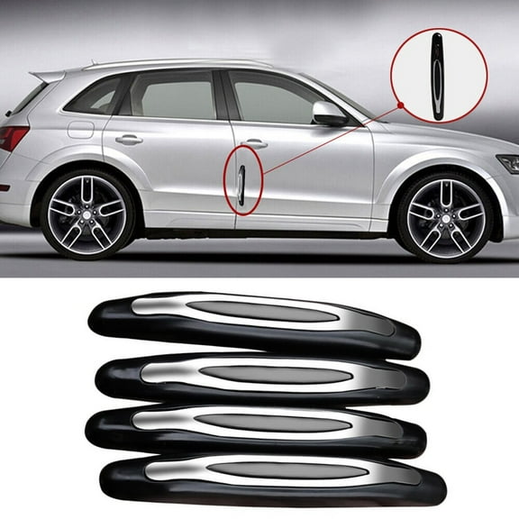 Car Accessories Car Bumper Strips Auto Car 110mmx12mm ABS And PVC Black For All Models Waterproof None Durable