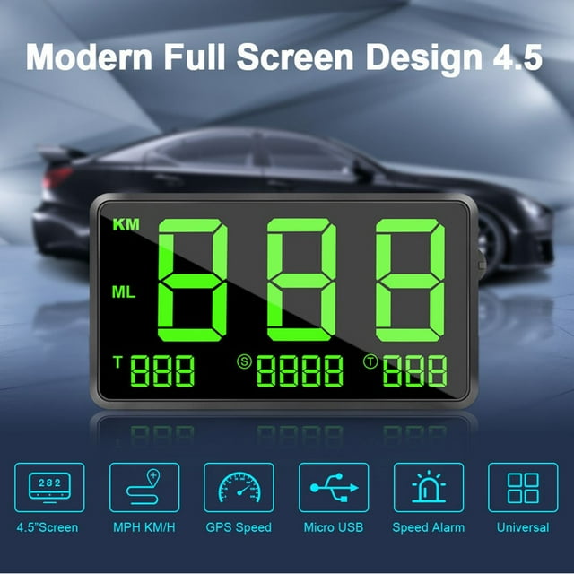 Car Accessories Car Digital Hud Gps Speedometer Head Up Display