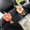 thumbnail image 1 of Car Accessories Car Hooks Seat Back Front And Rear Rows Of Cute Flowers Car Multifunctional Shelves Backrest Small Hooks Car Supplies on Clearance, 1 of 8