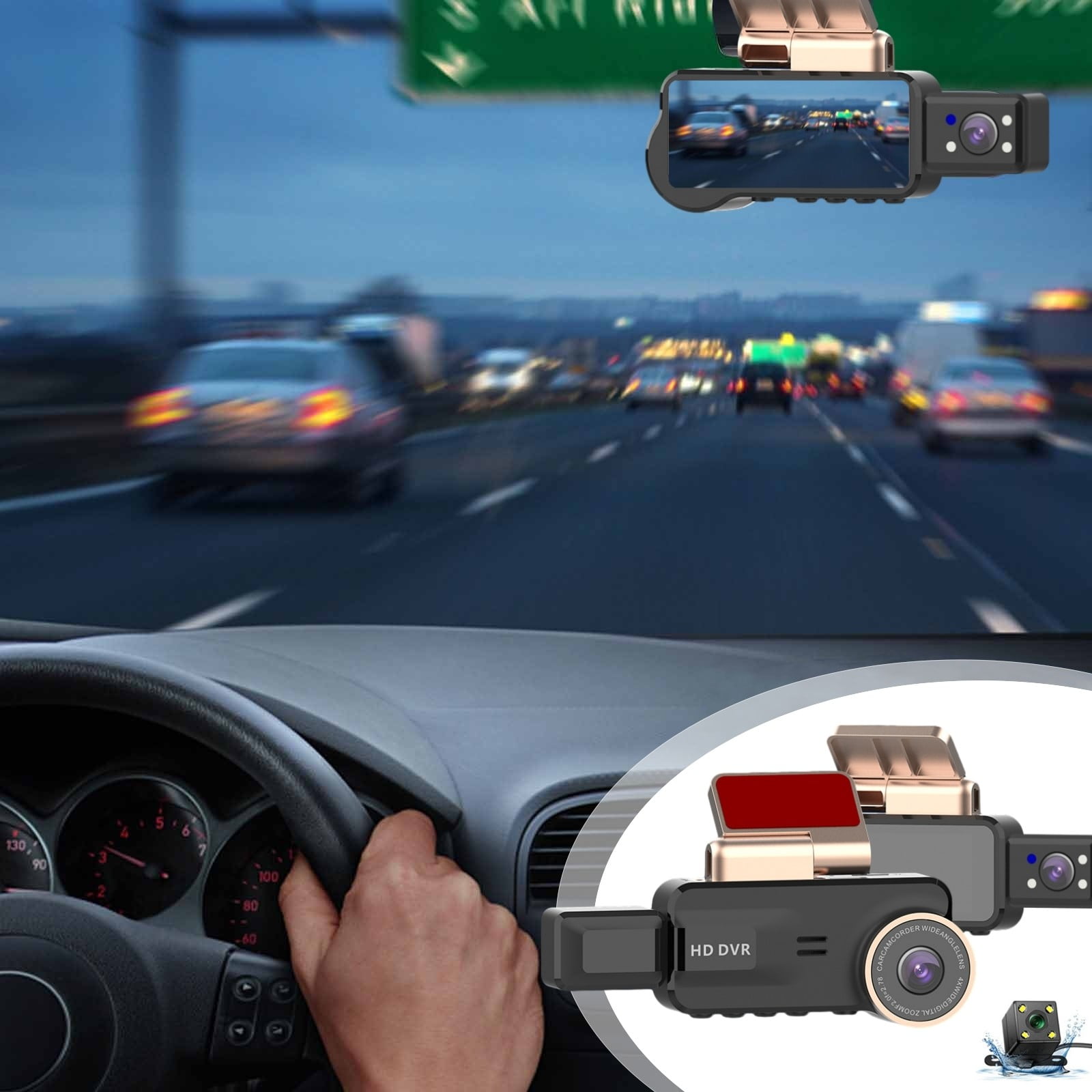 Car Accessories Clearance Tozuoyouz Dash Cam Front And Inside 1080P