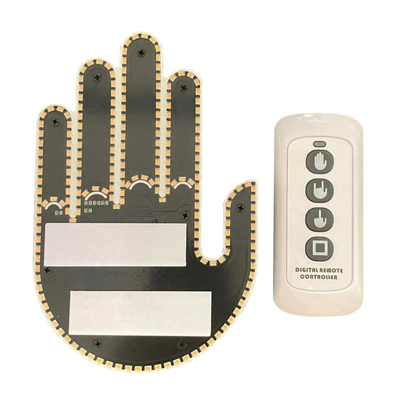 New Middle Finger Gesture Light With Remote, Middle Finger Car Light, Truck  Accessories