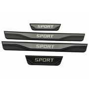 Car Accessories For Mazda CX-5 plastic and stainless steel Car Door Sill Scuff Plate Protector Guard 4pcs Auto Parts