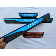 Car Accessories For Nissan Qashqai MG ZS plastic Car Door Sill Scuff Plate Protector Guard 4pcs Auto Parts
